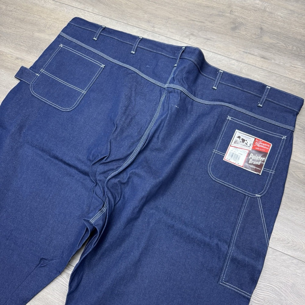 NWI‎ Pointer Brand Blue Denim Jeans Men Sz 60x34 LC King Bristol TN Cotton READ